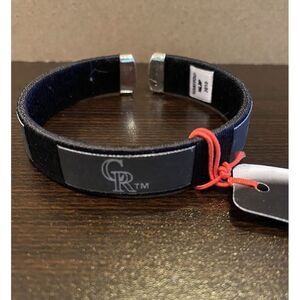 Colorado Rockies MLB Fan Bracelet Team Name and Logo‎ New Licensed
